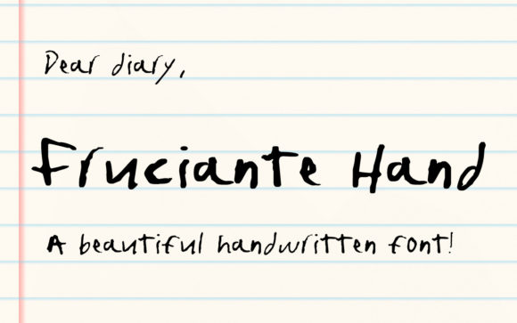 Fruciante Hand: The Script Font Mastering Digital Authenticity
