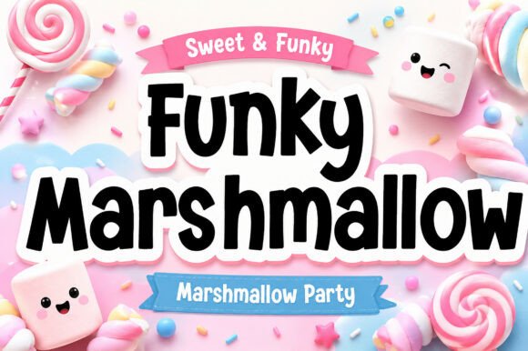 Funky Marshmallow: A Sweet Solution for Playful Typography