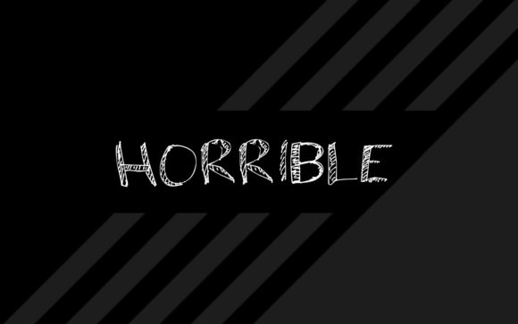 Horrible: The Surprisingly Charming Font for Authentic Designs
