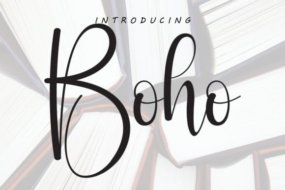 Introducing Boho: The Handwritten Font with Tender Charm