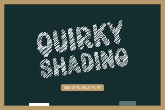 Quirky Shading: The Handwritten Font That Brings Personality to Your Projects