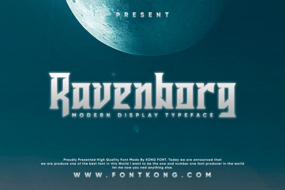 Ravenborg: A Modern Blackletter Font for Bold, Creative Projects