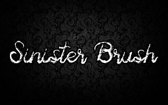 Sinister Brush: The Handwritten Font That Adds Instant Character