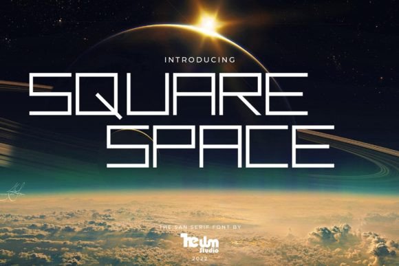 Square Space: The Typeface Bridging Modern Design and Futuristic Innovation