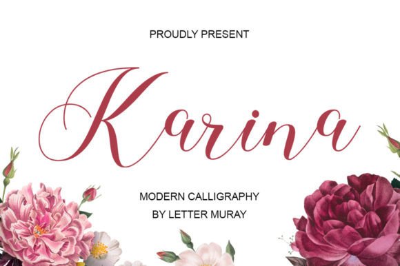 The Artistic Soul of Karina: Mastering the Handwritten Font for Modern Design