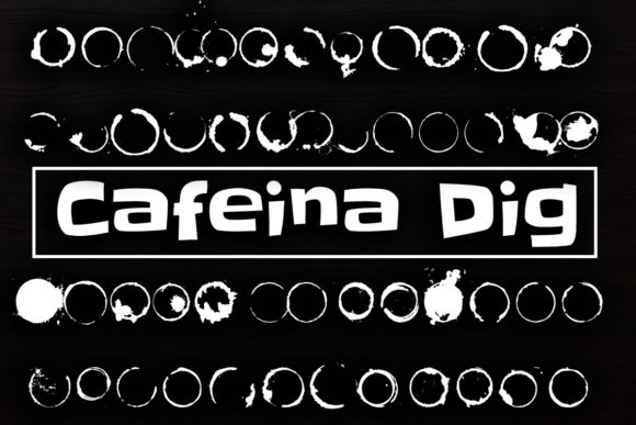 Unleashing Creative Energy with Cafeina Dig: The Artistic Dingbat Font